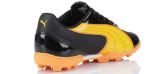 صورة حذاء رجالي اسود في اورانج (Puma)