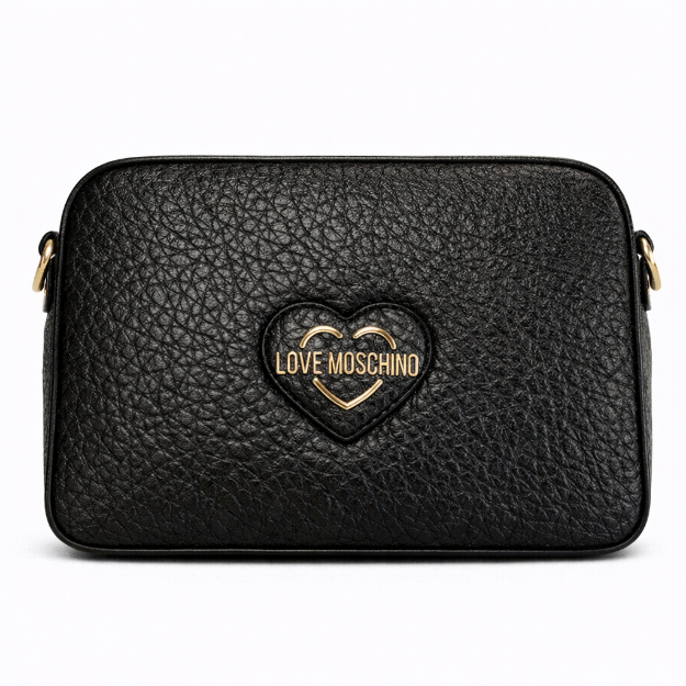 صورة حقيبة إيطالية سوداء للنساء (LOVE MOSCHINO)