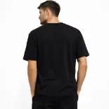 صورة تيشيرت أسود بطبعة جمجمة سيبرانية (IN SIDE)