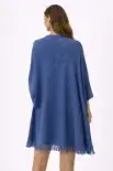 صورة شال أزرق أنيق ناعم (in side)