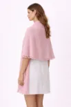 صورة شال وردي ناعم (in side)