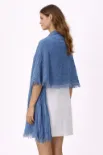 صورة شال أزرق كاجوال أنيق (in side)