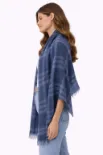 صورة شال كارو أزرق (in side)